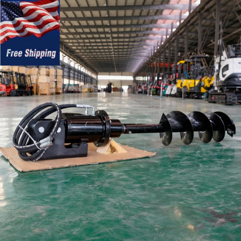 Auger Drill Attachment - Heavy Duty 200mm Auger Drill Bit