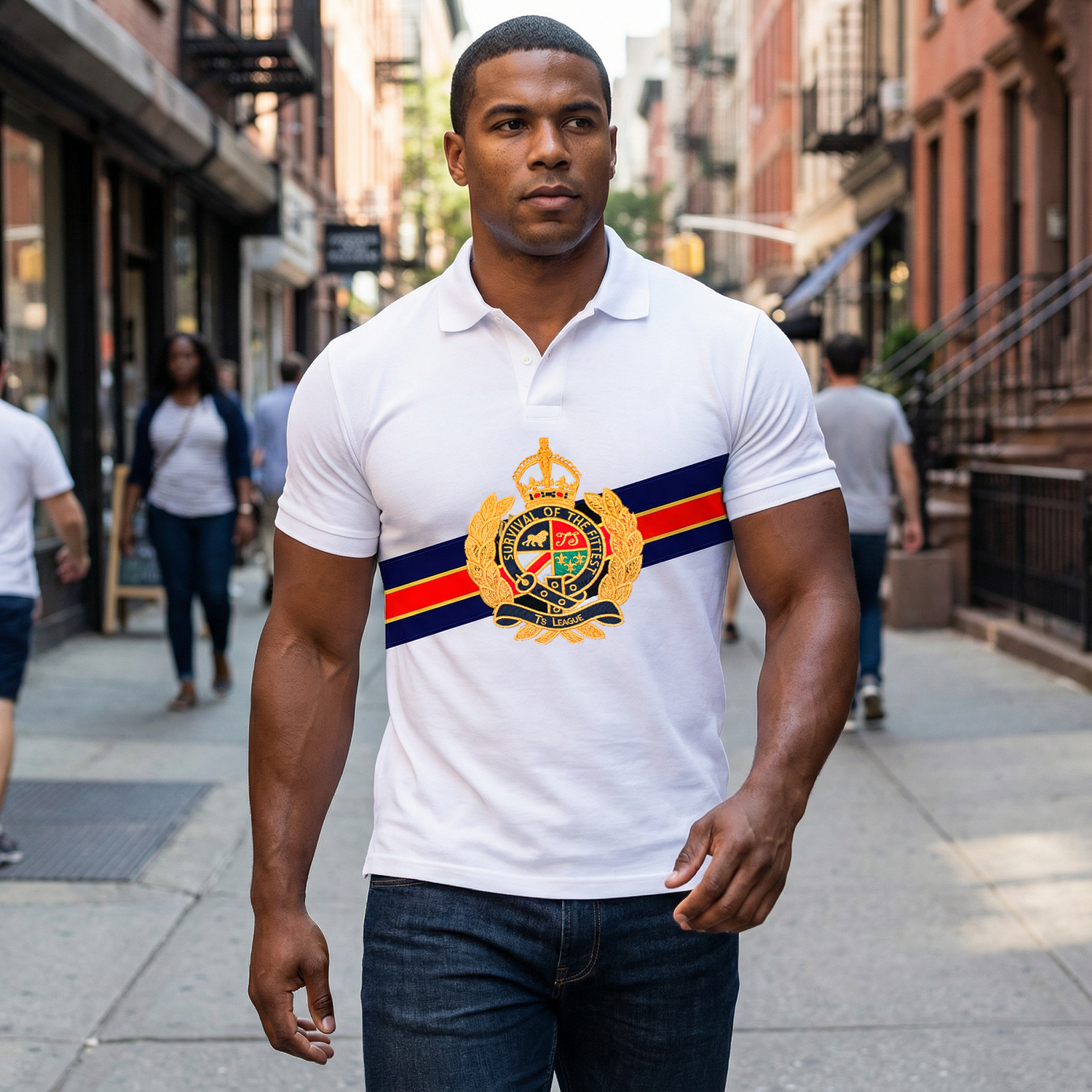 Heavy Equipment Operator Shirts - Men's polo shirt survival of the