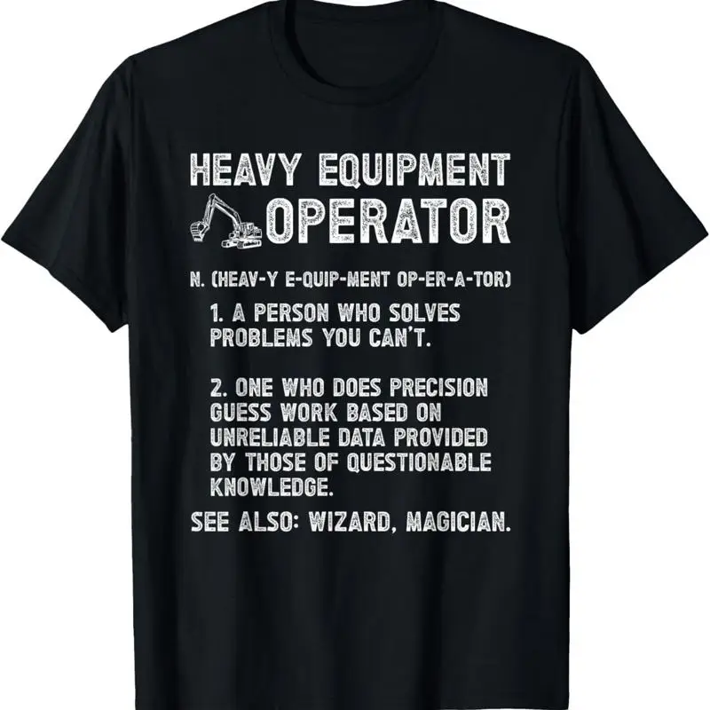Heavy Equipment Operator Defin - огляд і ціна Heavy Equipment Operator Shirts