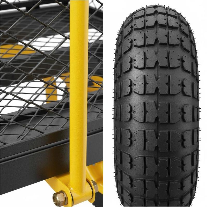 Steel Garden Cart 900 Lbs For  - огляд і ціна Heavy Equipment Transport
