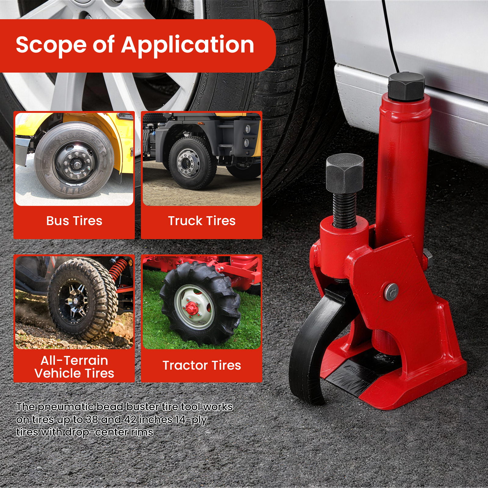 Universal Bead Breaker Tool fo - огляд і ціна Heavy Equipment Breaker