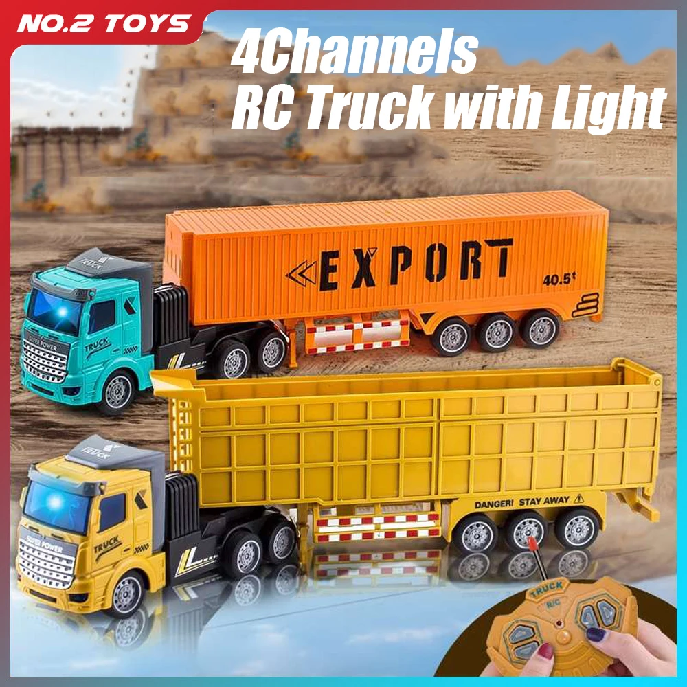 1/48 RC Container Truck Toy Ki - огляд і ціна Heavy Equipment Vehicles