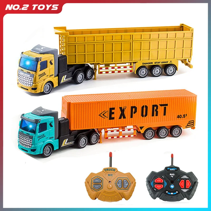 1/48 RC Container Truck Toy Ki - огляд і ціна Heavy Equipment Vehicles