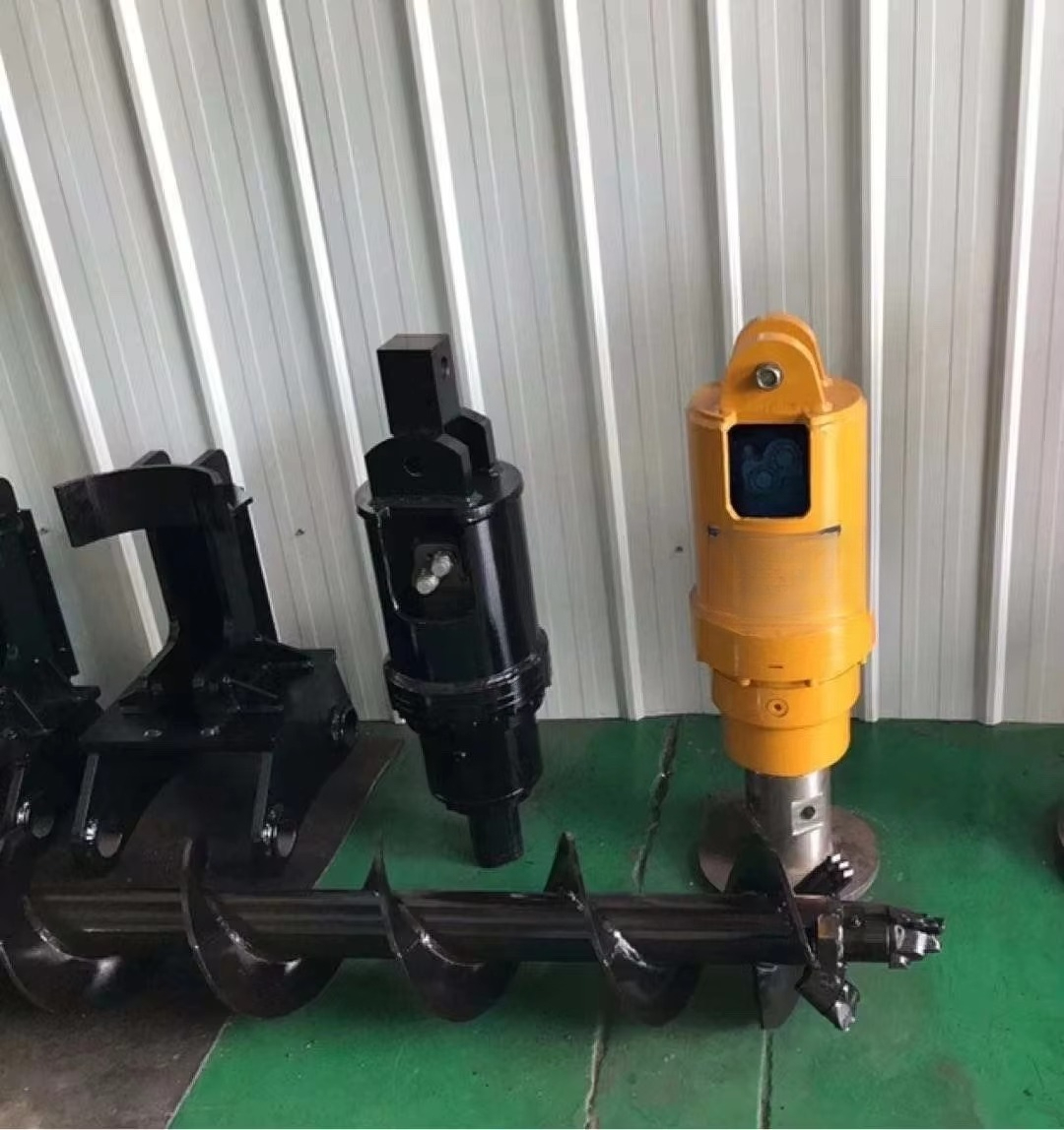 Mini Excavators or Skid Steer  - огляд і ціна Auger Drill Attachment