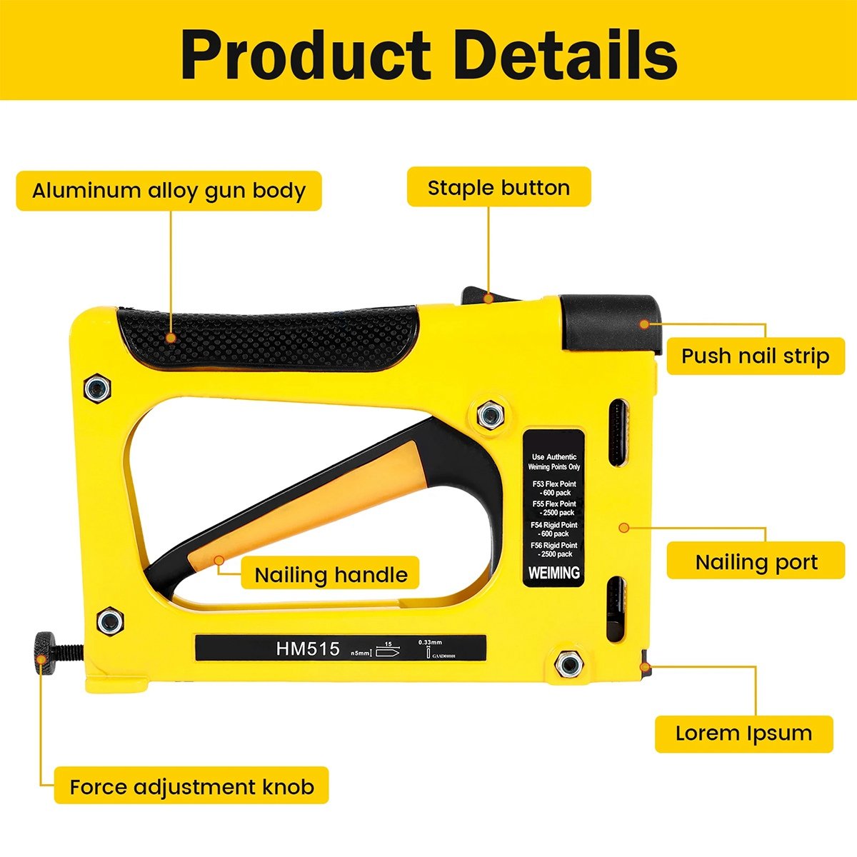 A20I Nail Stapler for Woodwork - огляд і ціна Heavy Equipment Pictures