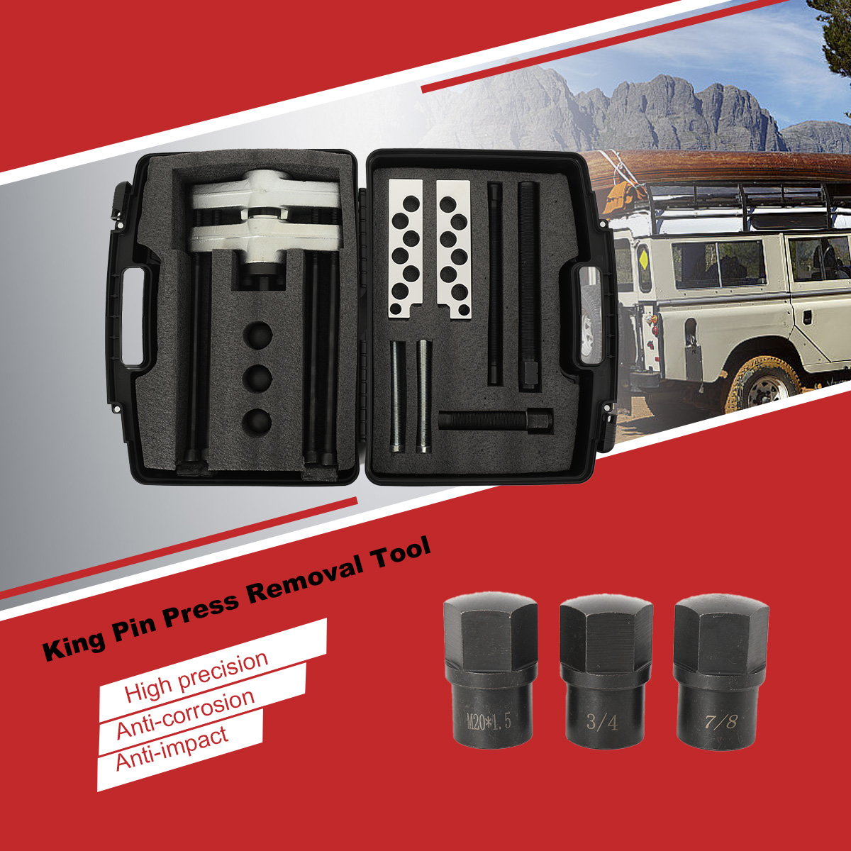 King Pin Press for Medium and  - огляд і ціна Heavy Equipment Transport