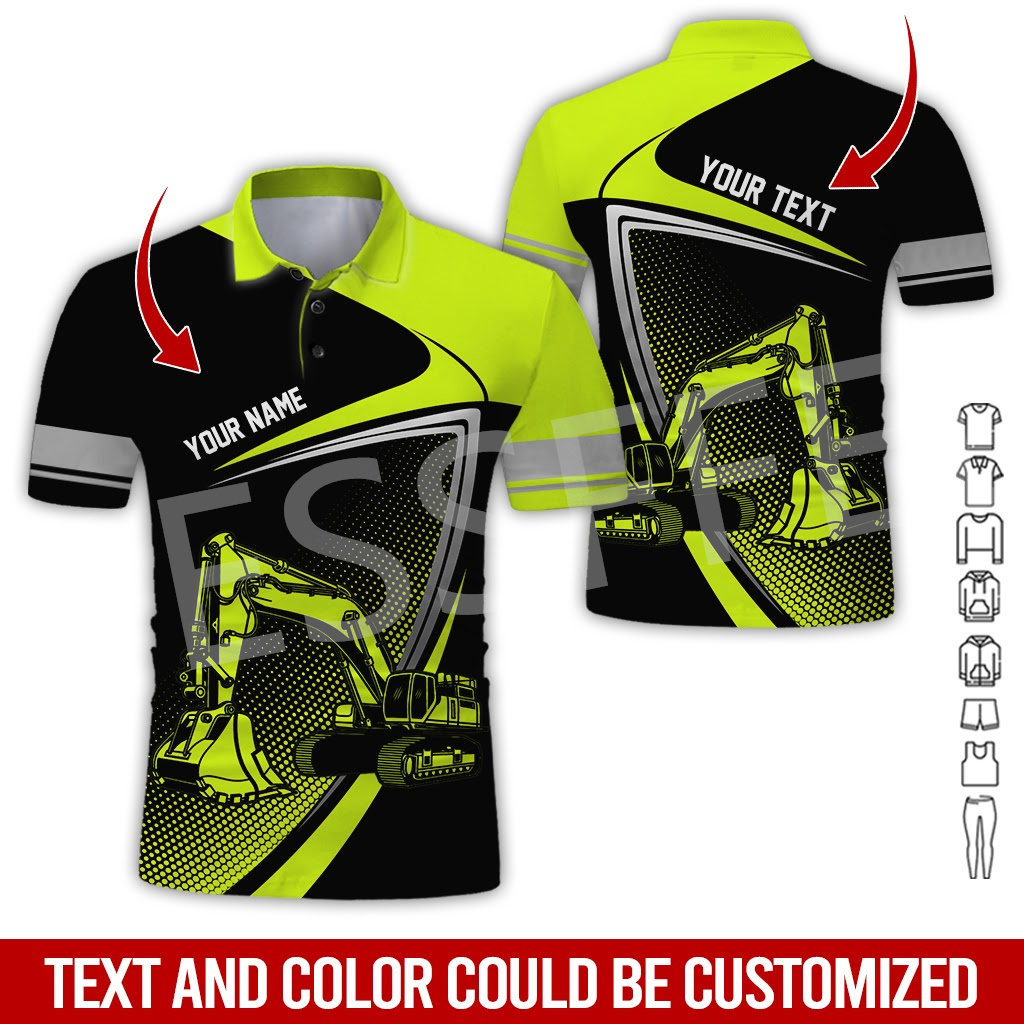 Custom Name Cosplay Crane Heav - огляд і ціна Heavy Equipment Operator Shirts