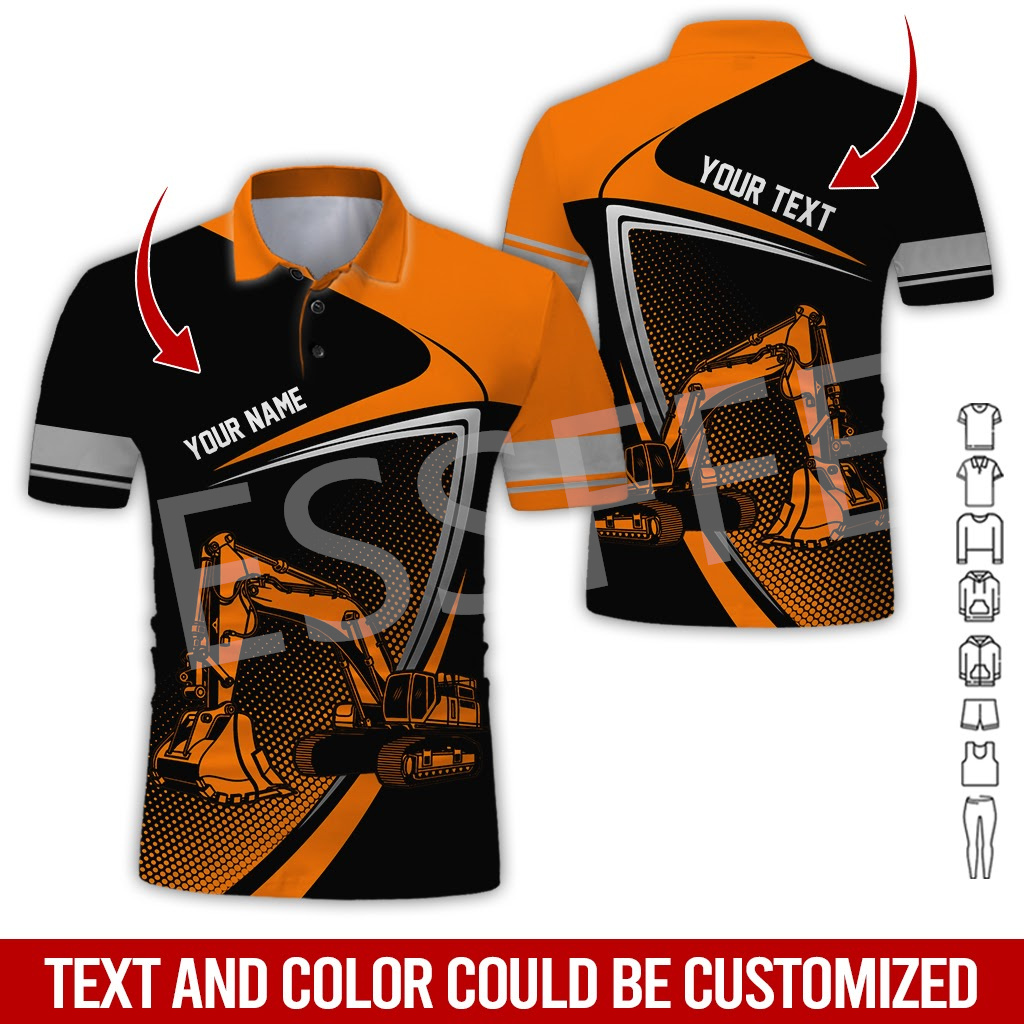 Custom Name Cosplay Crane Heav - огляд і ціна Heavy Equipment Operator Shirts