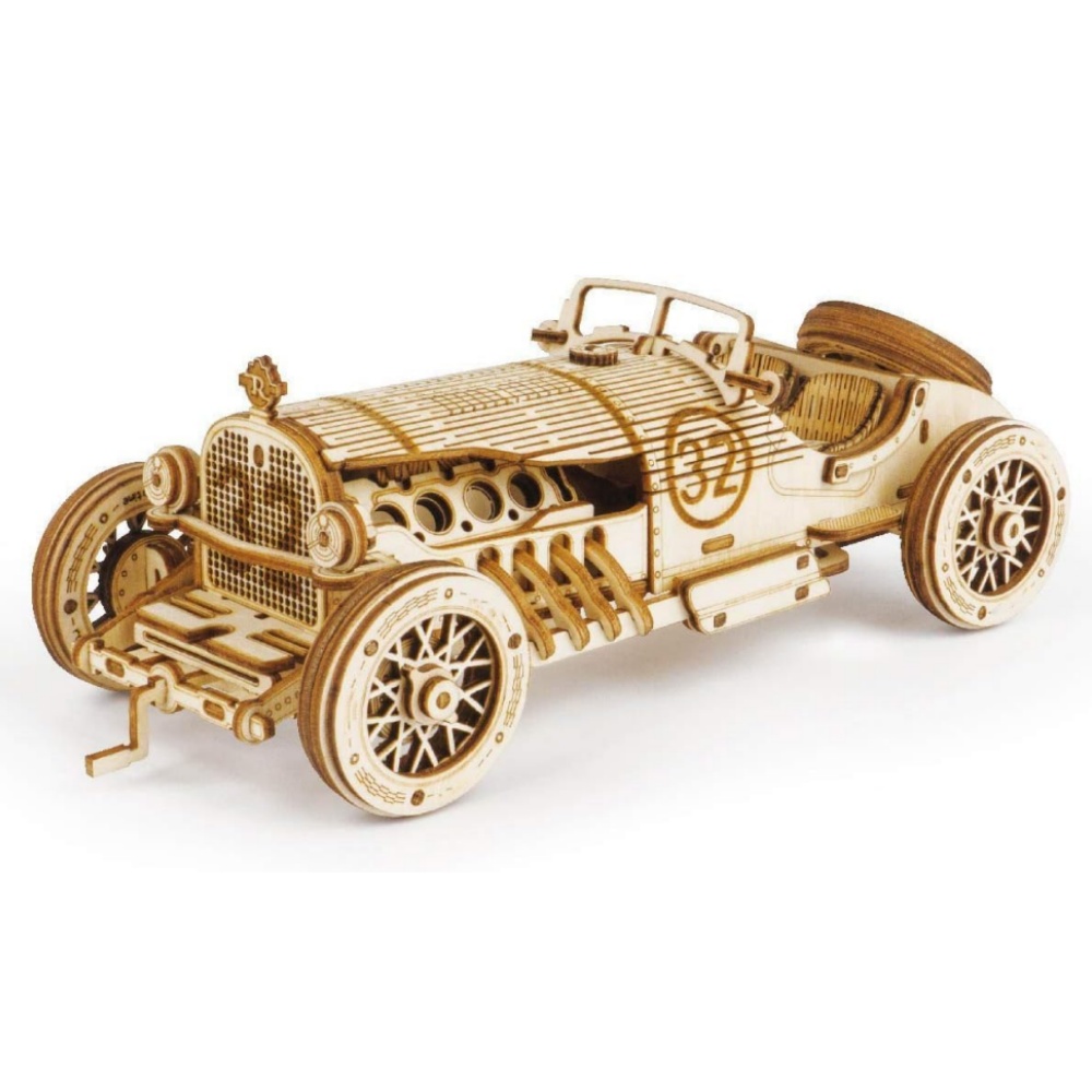 Robotime Rokr Classic Car 3D W - огляд і ціна Heavy Equipment Vehicles