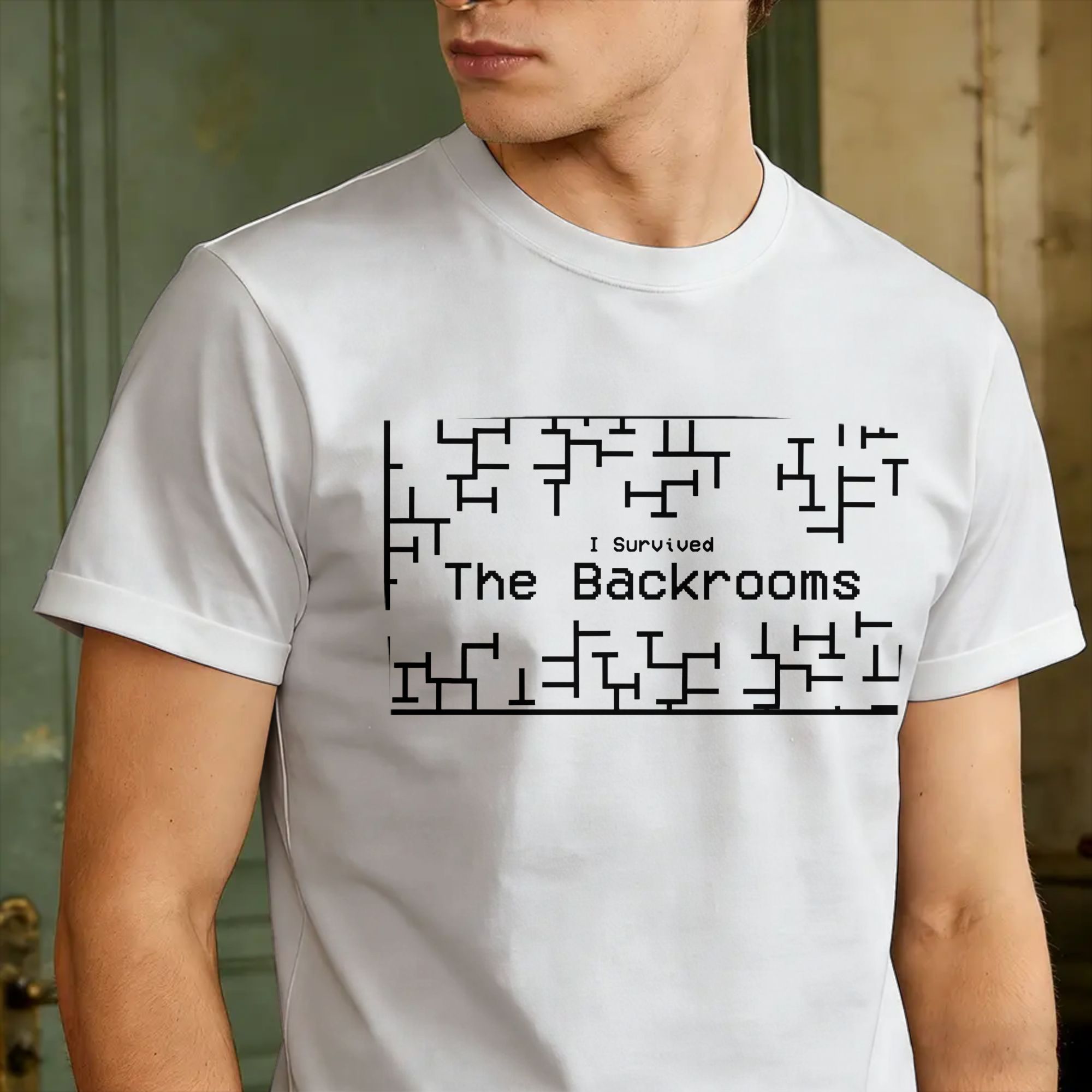 I Survived The Backrooms Origi - огляд і ціна Heavy Equipment Operator Shirts