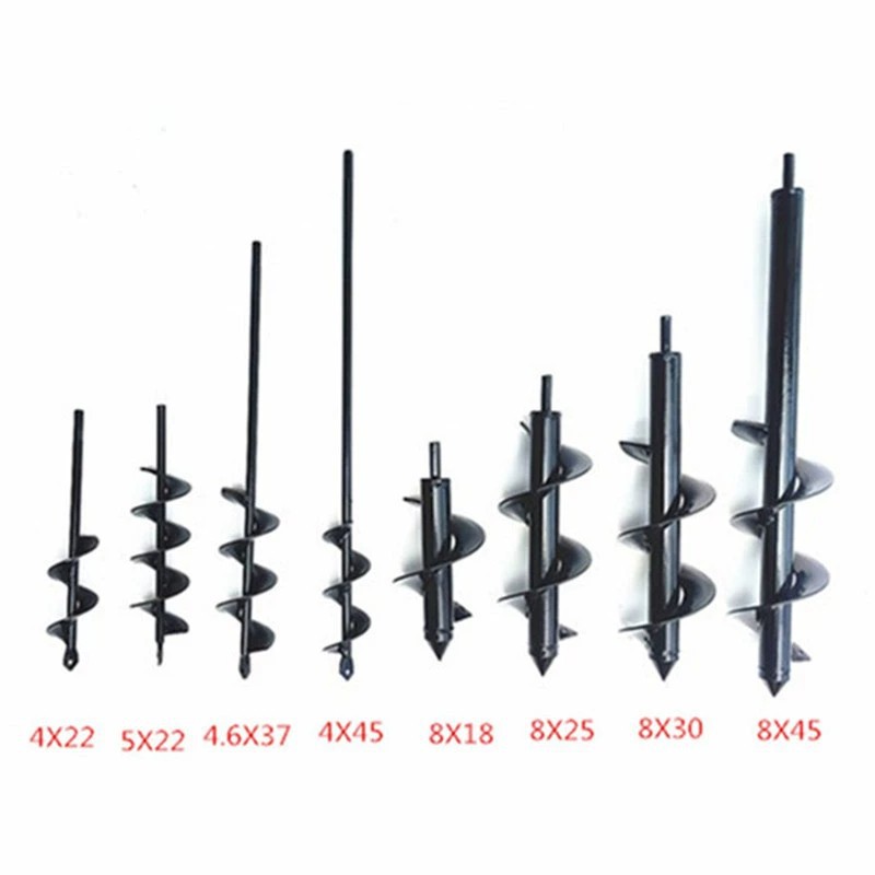 Garden Auger Spiral Drill Bit  - огляд і ціна Auger Drill Attachment