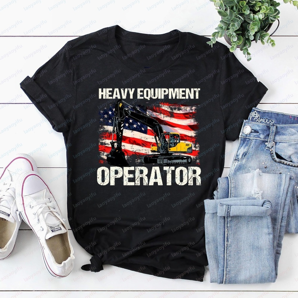 Summer Short Sleeve Fashion Me - огляд і ціна Heavy Equipment Operator Shirts