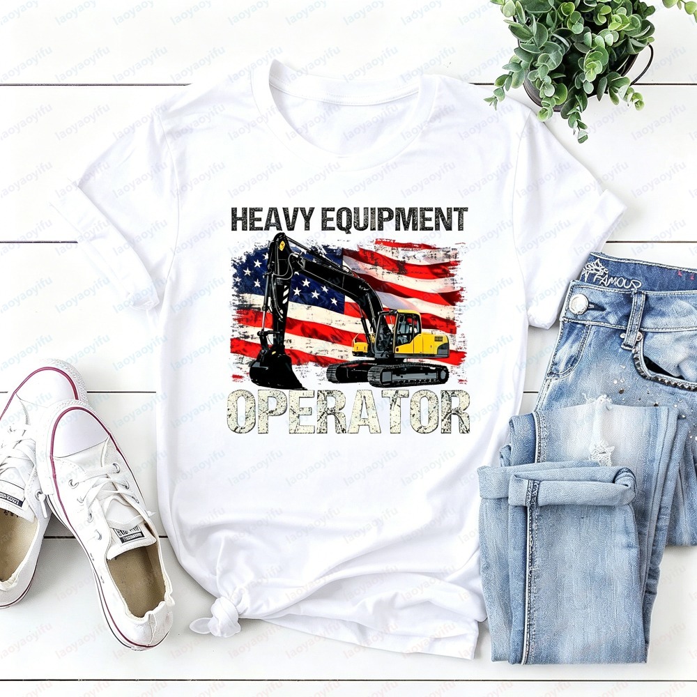 Summer Short Sleeve Fashion Me - огляд і ціна Heavy Equipment Operator Shirts