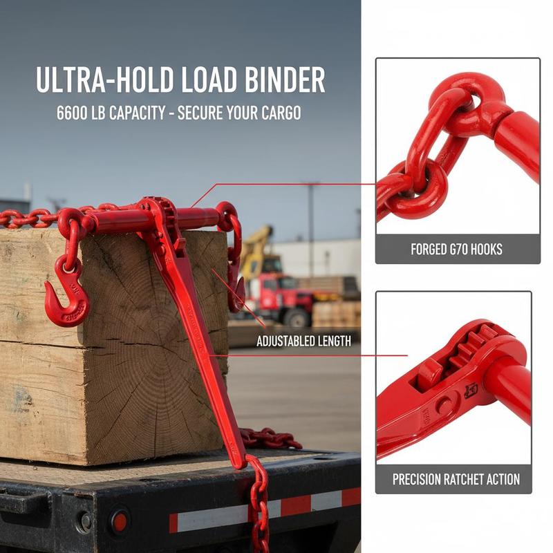 Ratchet Load Binder 5/16-3/8 I - огляд і ціна Heavy Equipment Vehicles